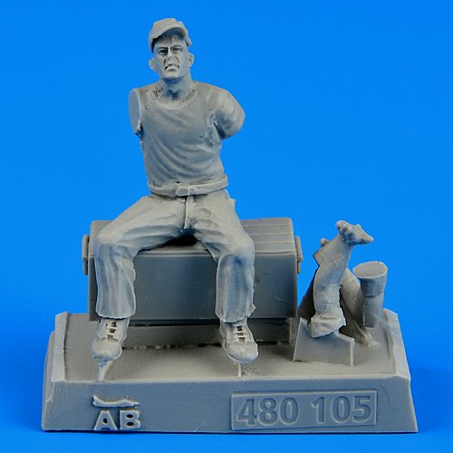 Aerobonus 480105 Mécanicien d'aéronefs de l'armée américaine, Seconde Guerre mondiale - Théâtre du Pacifique, échelle 1/48 