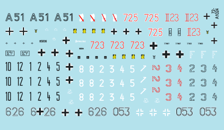 Star Decals 72-A1024 Chars allemands en Italie n° 4. PzKpfw III et IV. Échelle 1/72 – image 3