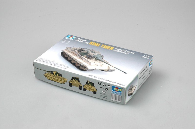 Trumpeter 07291 King Tiger Henschel Turret w/Zimmerit 1/72 – immagine 2