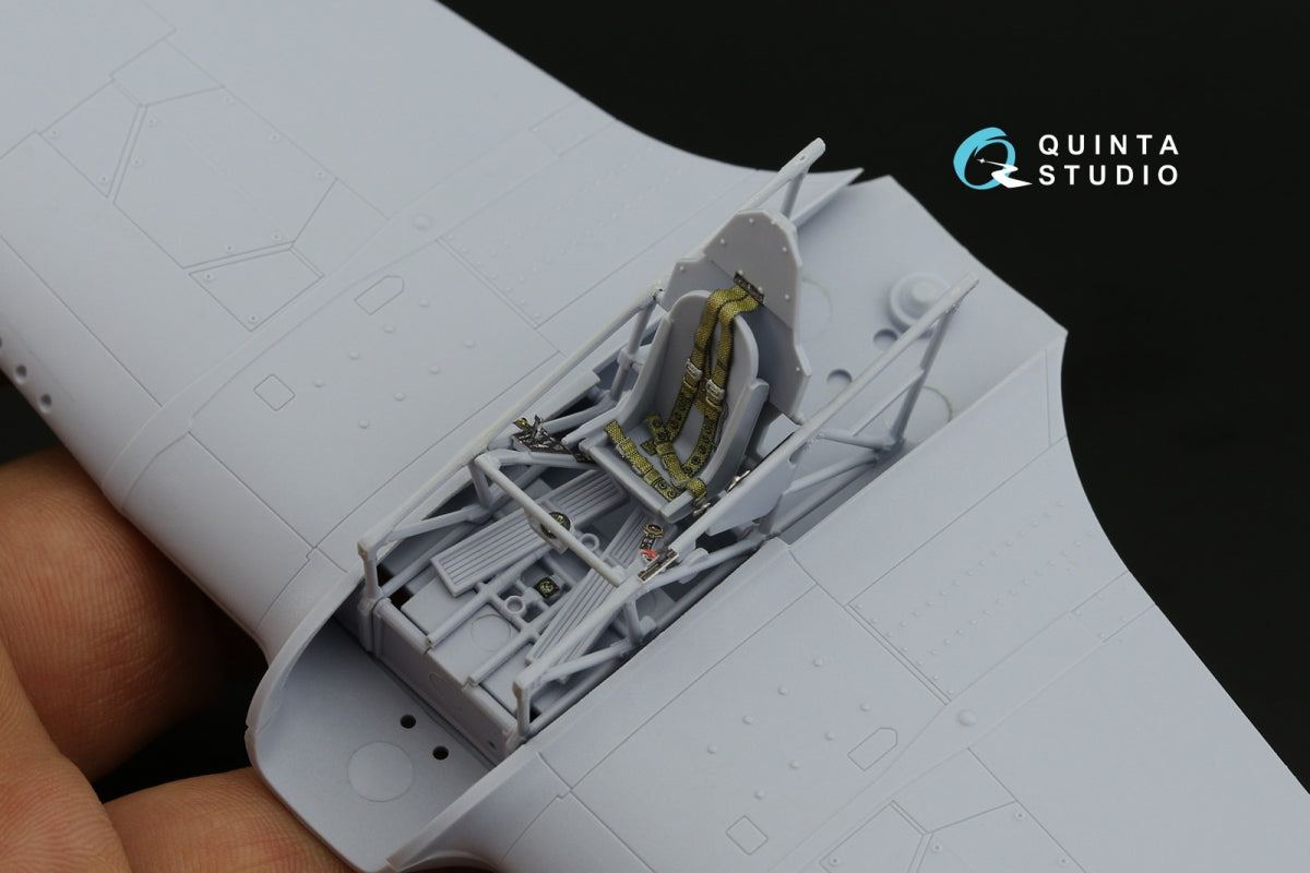 Quinta Studio QD48287 Hawker Hurricane family 3D-Printed &amp;amp; coloured Interior on decal paper (Airfix) 1/48 – immagine 8