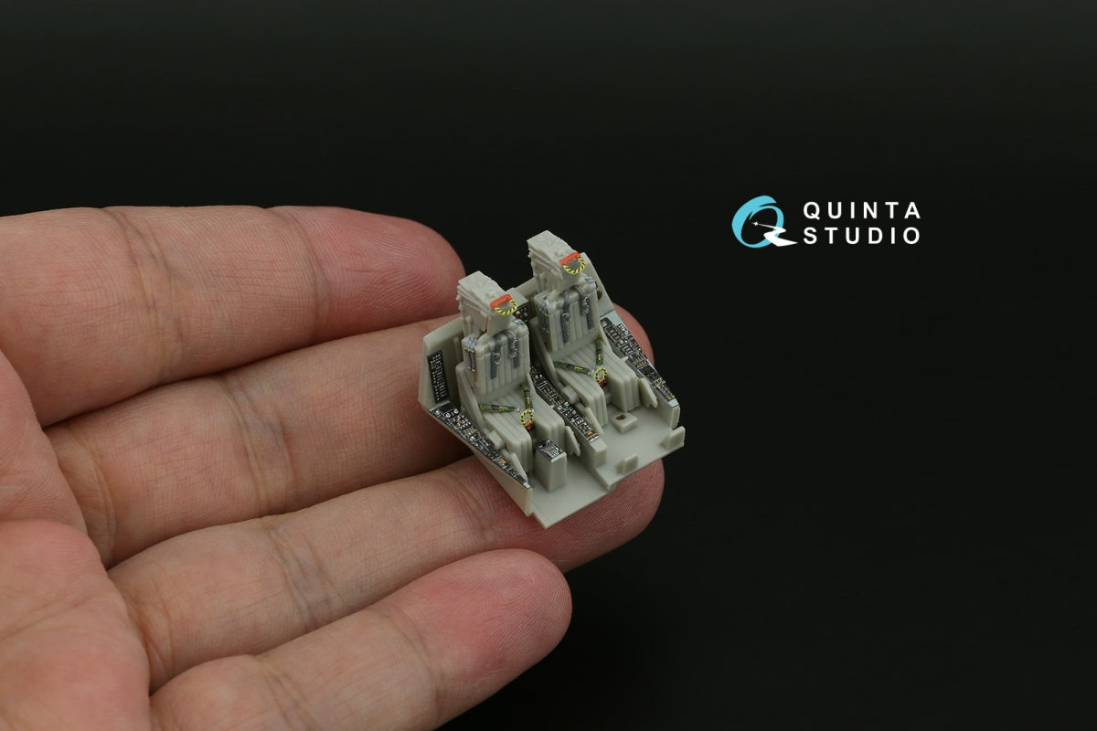 Quinta Studio QD72096 A-6E Intruder 3D-Printed &amp; coloured Interior on decal paper (Fujimi) 1/72