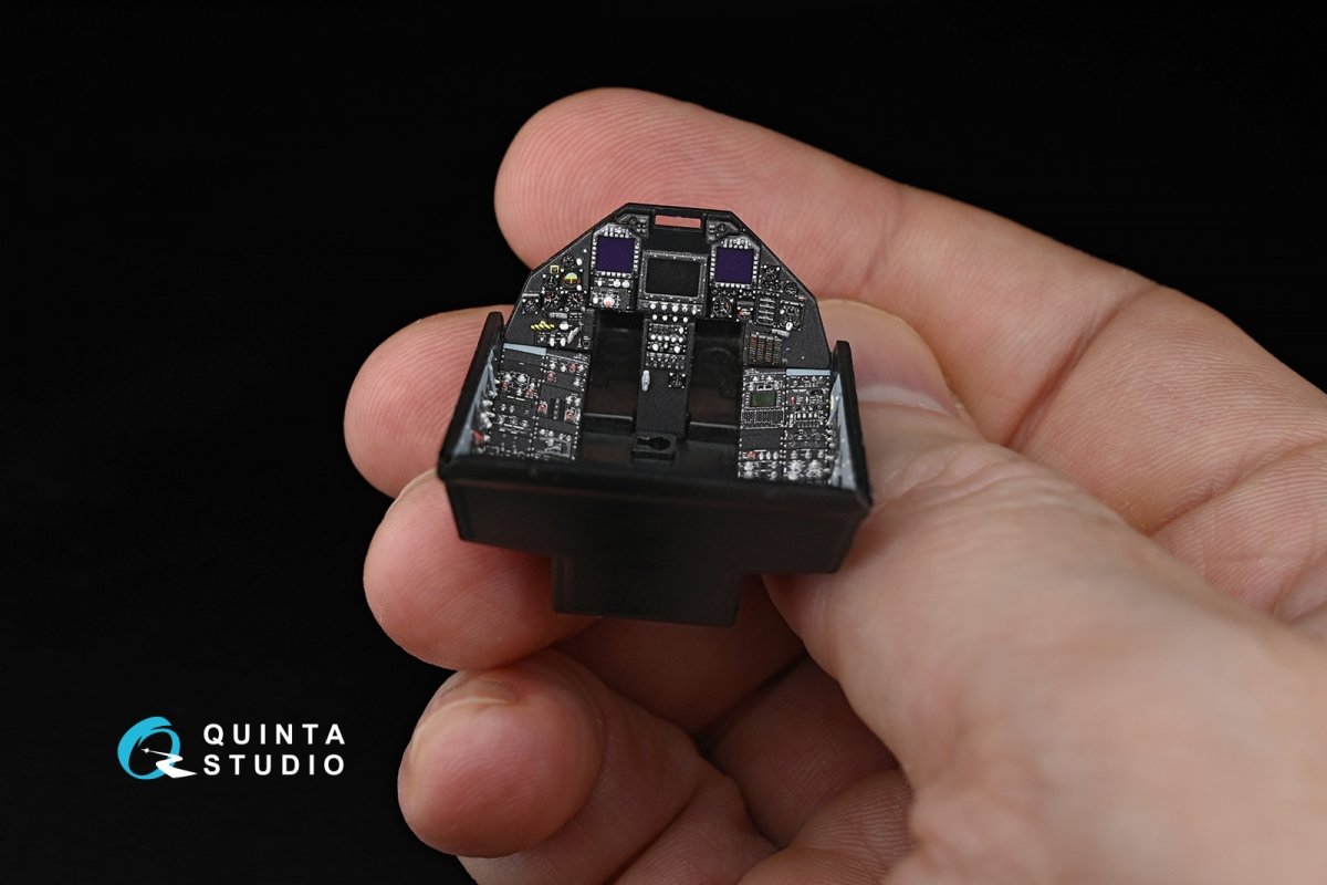 Quinta Studio QD48169 F-117A 3D-Printed &amp;amp; coloured Interior on decal paper (for Tamiya kit) 1/48 – immagine 3