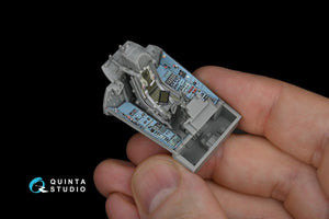 Quinta Studio QD48172 Su-33 3D-Printed &amp;amp; coloured Interior on decal paper (for Kinetic kit) 1/48 – immagine 3