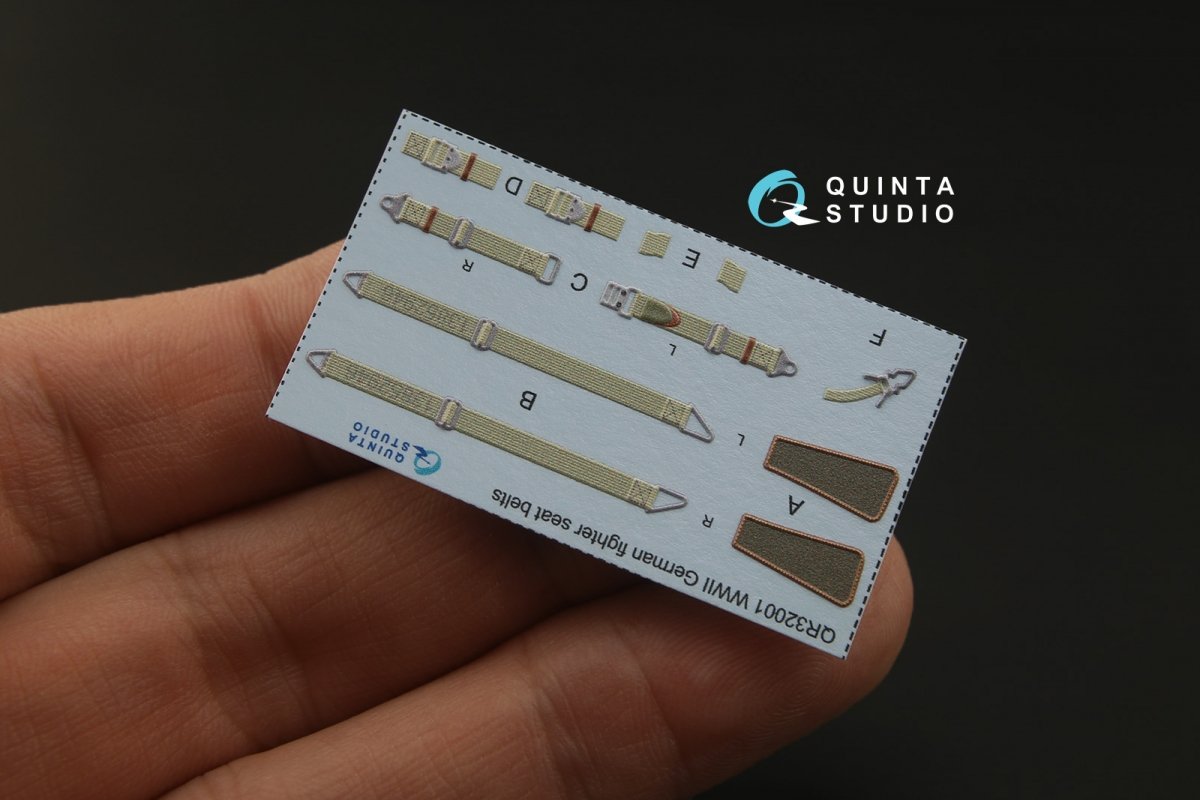 Quinta Studio QD32069 Me 262A 3D-Printed &amp;amp; coloured Interior on decal paper (Revell) 1/32 – zdjęcie 8