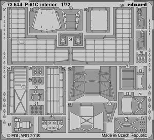Eduard 73644 P-61C interior HOBBY BOSS 1/72 – immagine 2