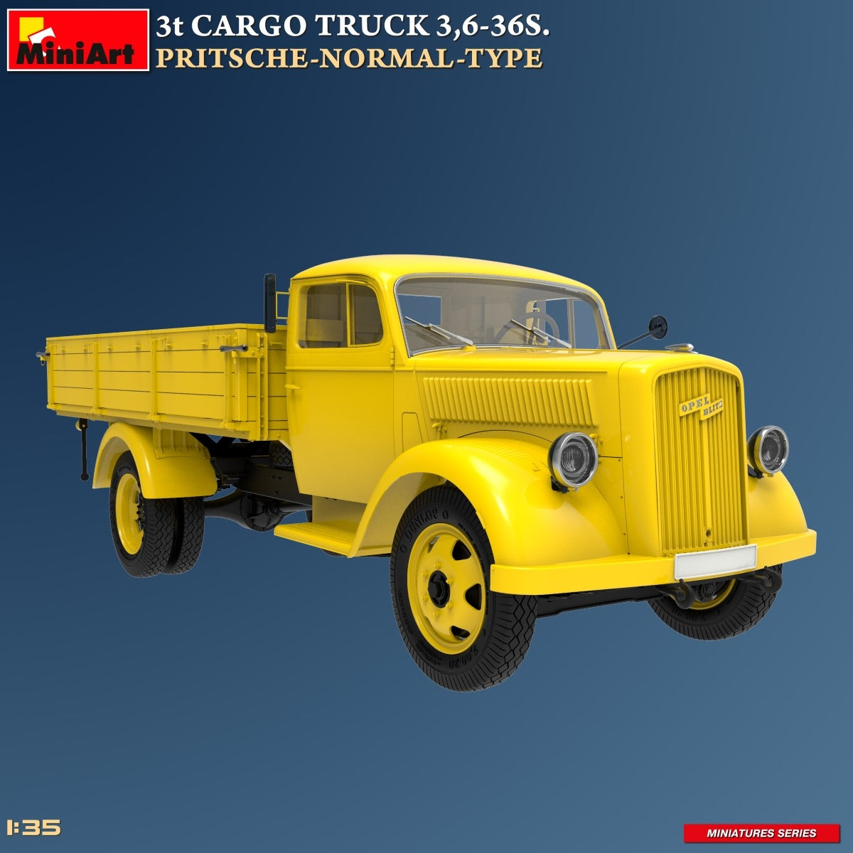 MiniArt 38079 3t CARGO TRUCK 3,6-36S. PRITSCHE-NORMAL-TYPE 1/35 – immagine 8