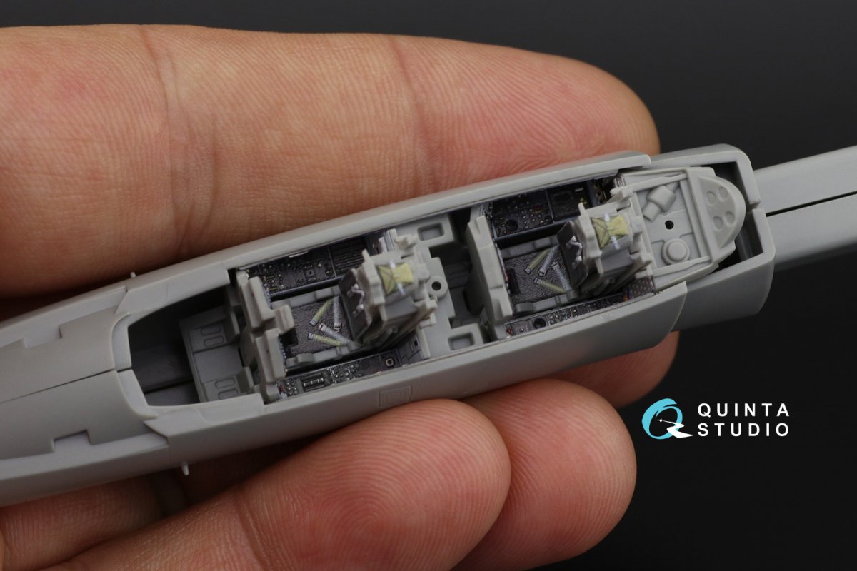 Quinta Studio QD72034 F-15E 3D-Printed &amp;amp; coloured Interior on decal paper (GWH) 1/72 – Bild 9