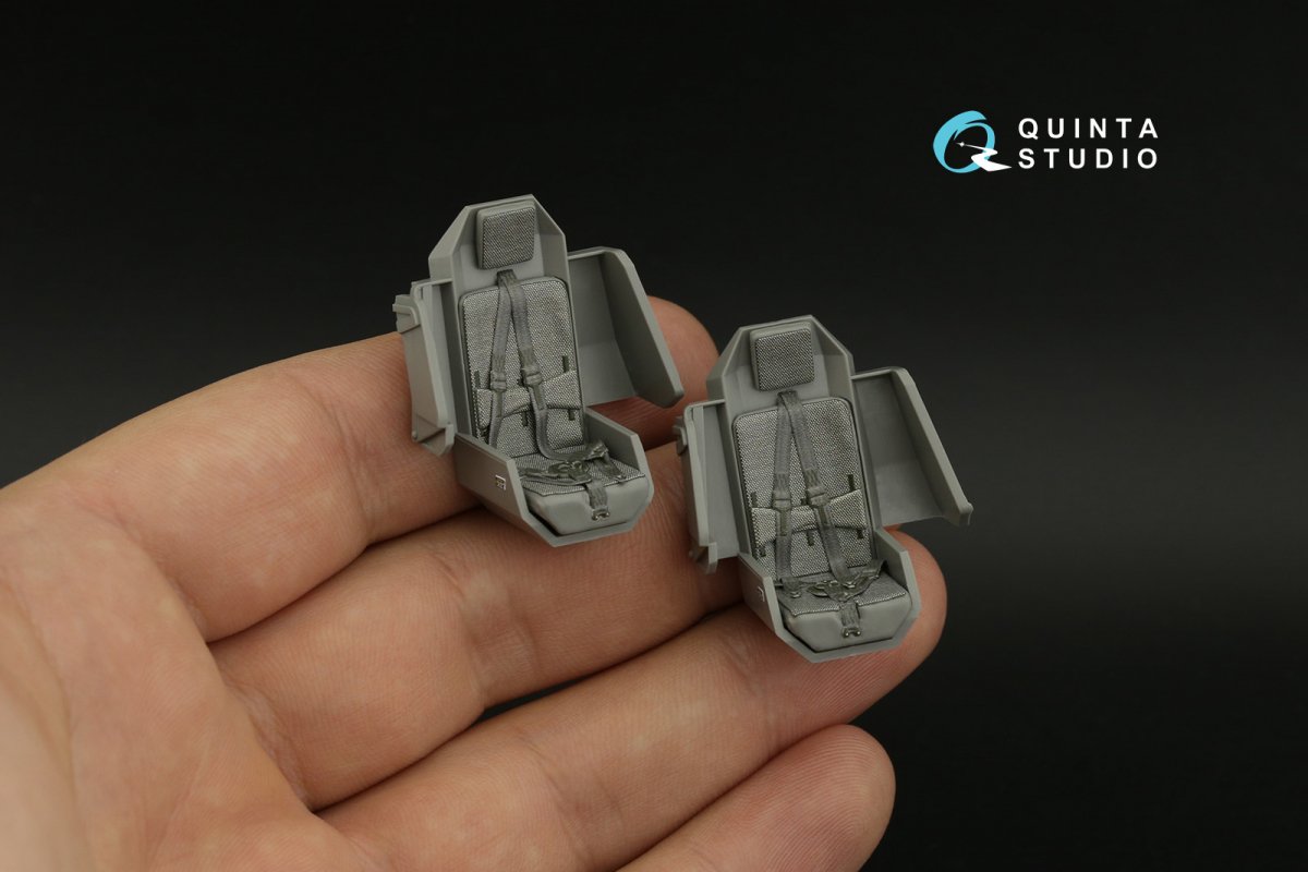 Quinta Studio QD+35106 AH-64D 3D-Printed &amp;amp; coloured Interior on decal paper (Takom) (with 3D-printed resin parts) 1/35 – zdjęcie 5