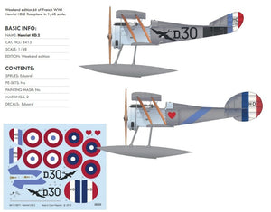 Eduard 8413 French WWI Hanriot HD.2 floatplane Weekend edition 1/48 – immagine 2