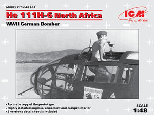 ICM 48265 He 111H-6 North Africa, WWII German Bomber 1/48 – immagine 2
