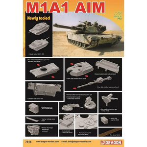 Dragon 7614 M1A1 Abrams AIM 1/72 – Bild 2