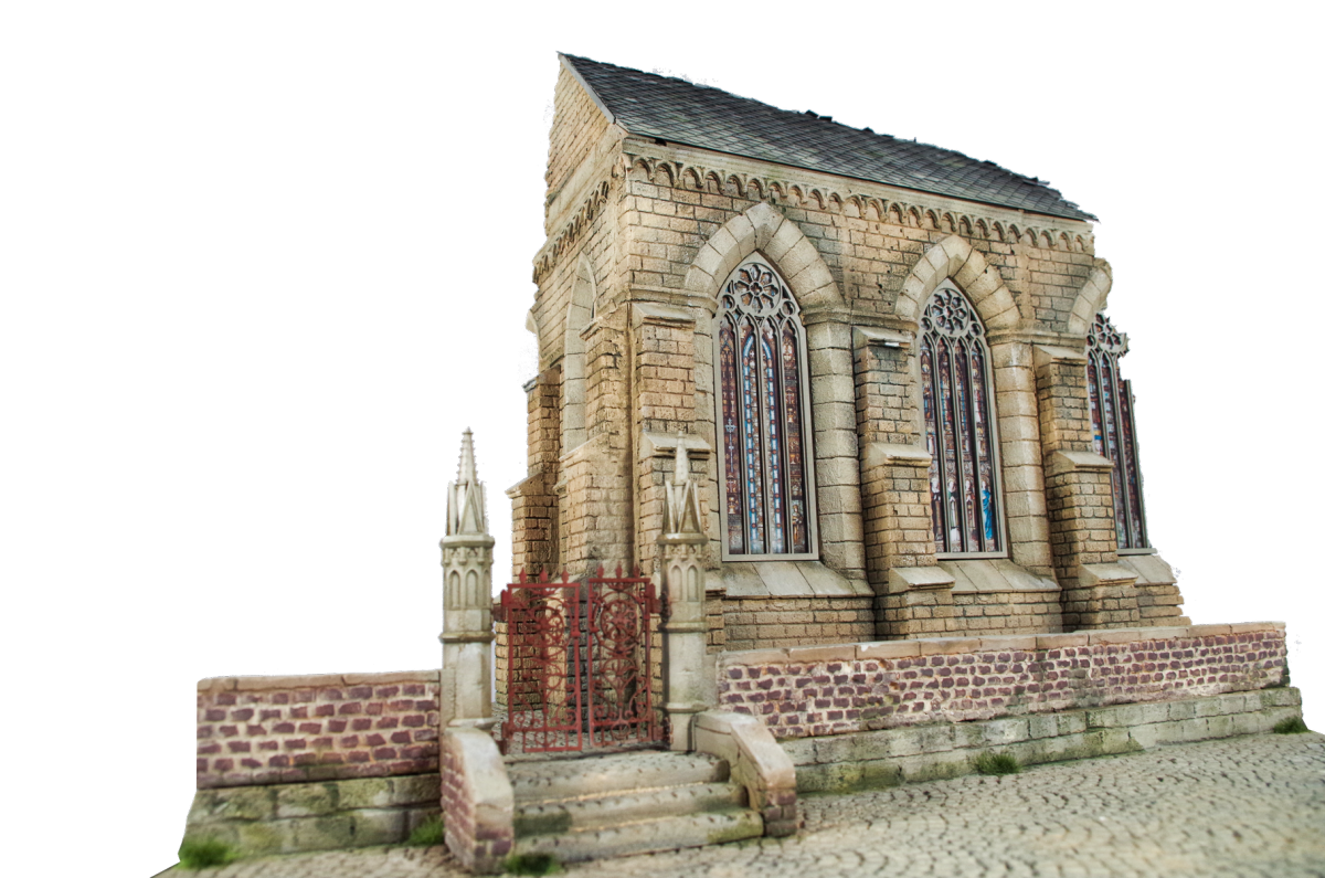 RT-Diorama 35040 Socle de diorama : Cour d&amp;#39;église 1/35 – image 5