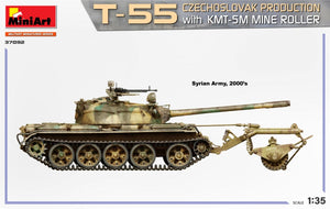 MiniArt 37092 T-55 CZECHOSLOVAK PRODUCTION with KMT-5M MINE ROLLER 1/35 – immagine 5