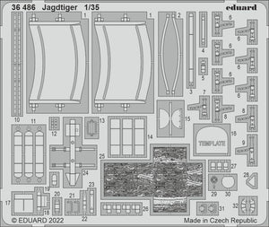 Eduard 36486 Jagdtiger HOBBY BOSS 1/35