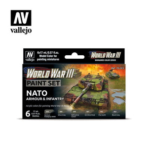 Vallejo 70223 WWIII NATO Armour &amp;amp; Infantry 6x17ml