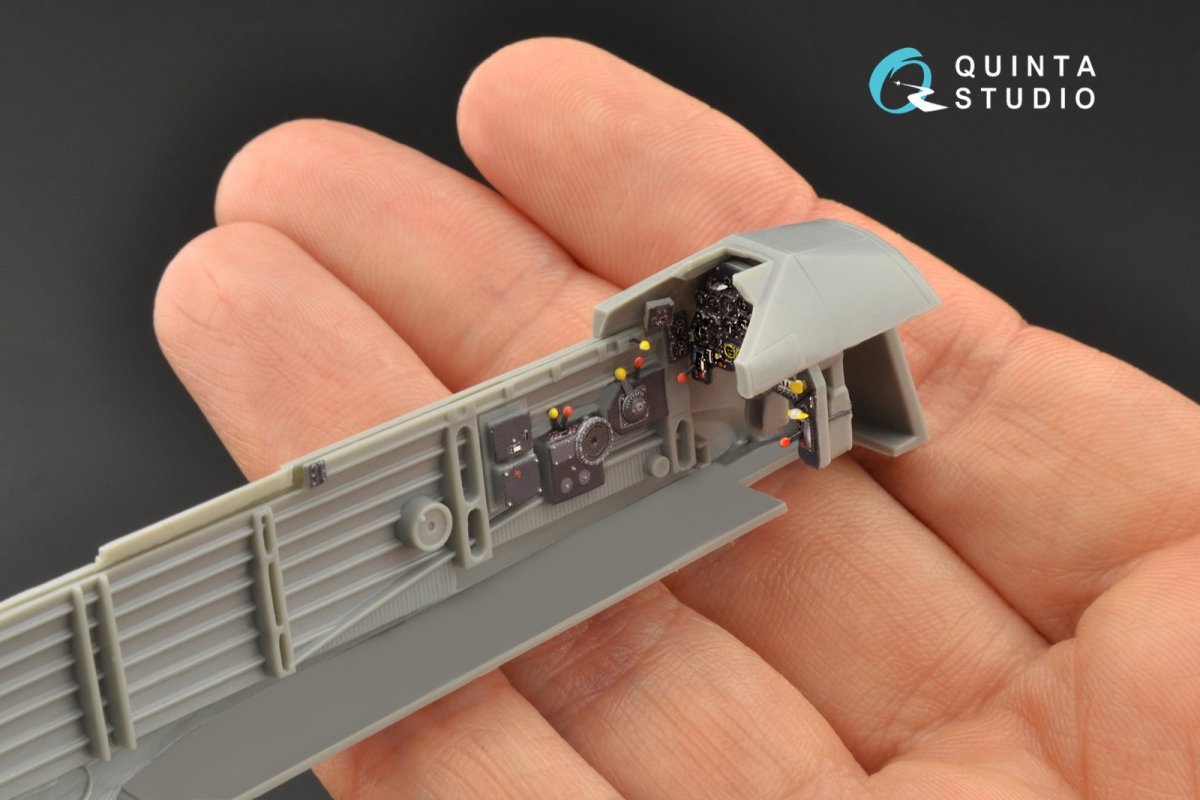 Quinta Studio QD48098 Ju 87B-2/R-2 3D-Printed &amp;amp; coloured Interior on decal paper (Hasegawa) 1/48 – Bild 4