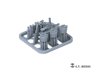 E.T. Model P35-215 WWII German Mg34t Machinegun &amp;amp; Ammo Box 1/35 – immagine 4