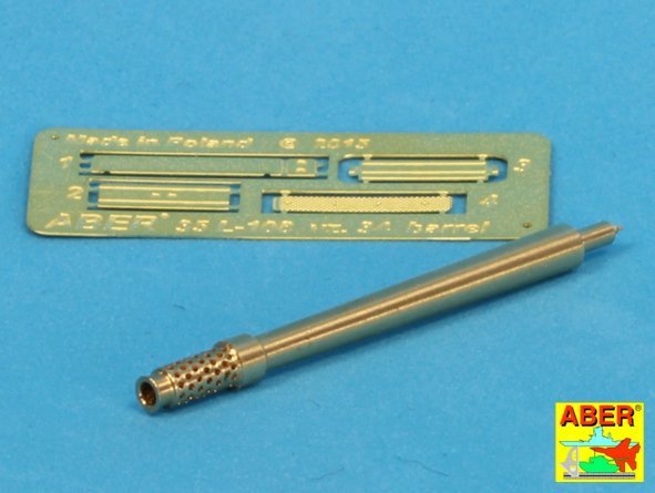 Aber 35L-108 3,7cm KwK.34(t) or vz. 34 barrel for Pz.35(t) tank 1/35