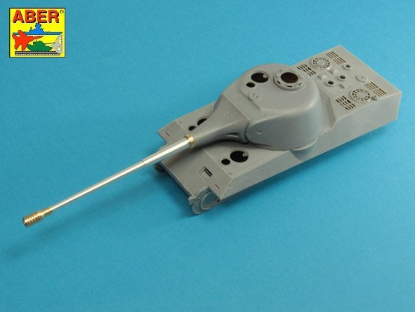 Aber 35l-232 10,5cm KwK L/70 barrel with perforated muzzle brake for German Pz.Kpfw. VII Lowe or VK 7201(K) 1/35 – Bild 4