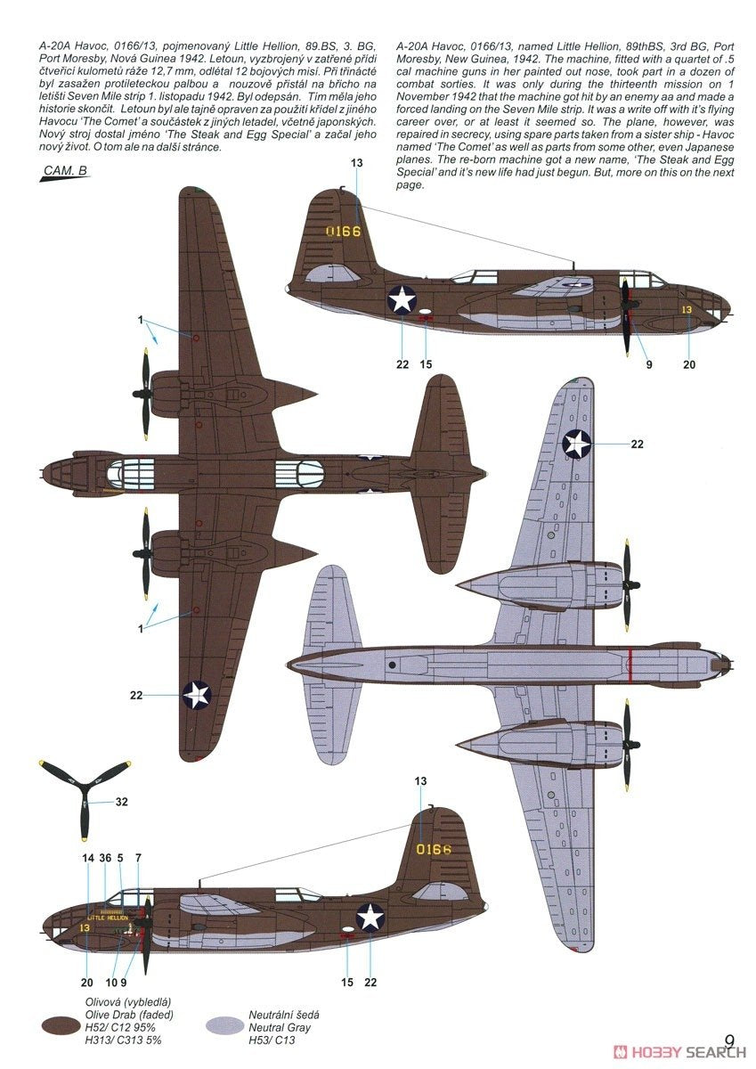 Special Hobby 72423 A-20A/B Havoc/Boston Early Gunships 1/72 – image 4