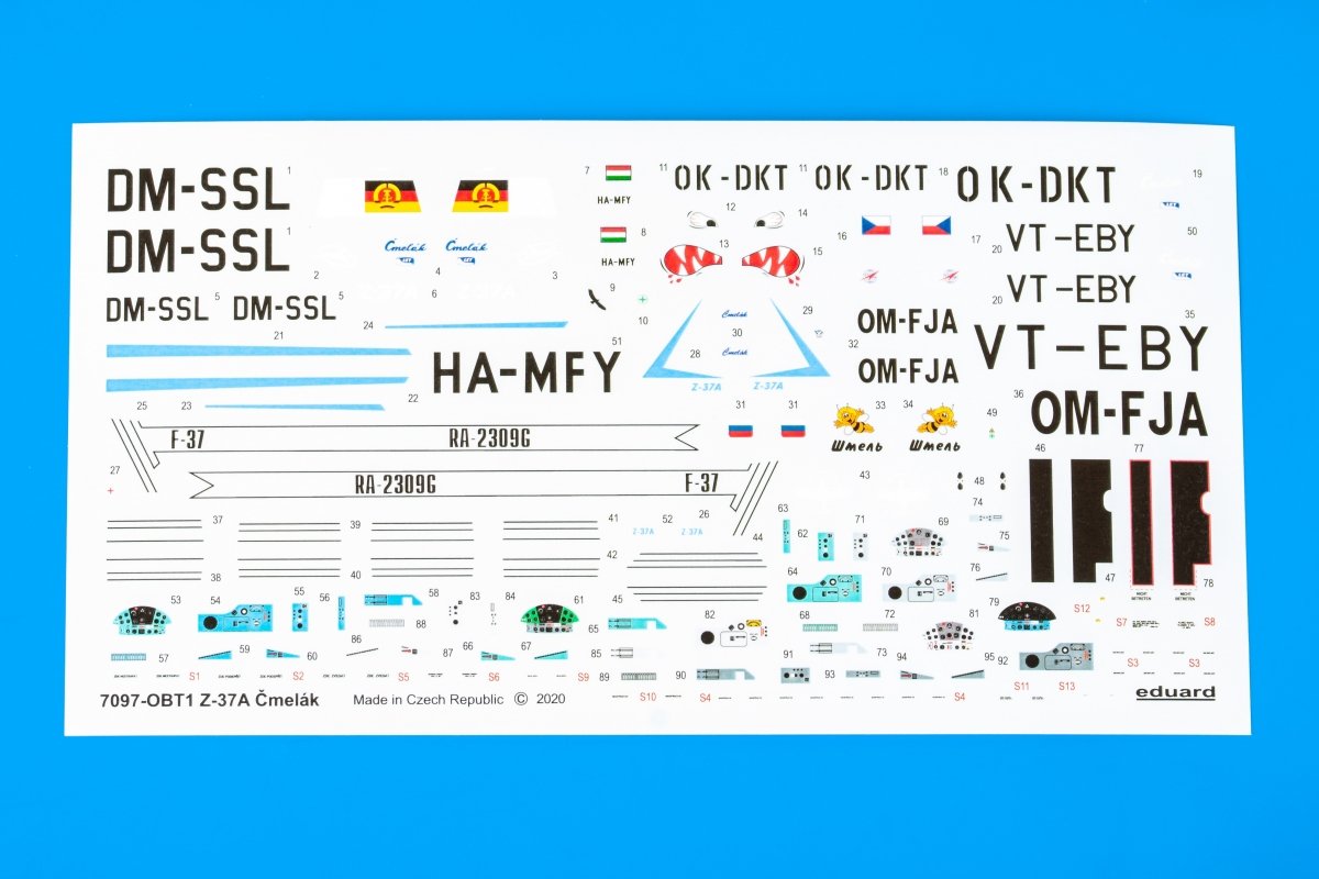 Eduard 7097 Z-37A Čmelák 1/72 – immagine 5