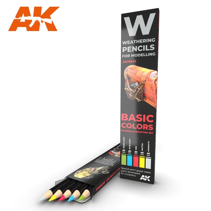 AK Interactive AK10045 BASIC COLORS: SHADING &amp;amp; DEMOTION SET