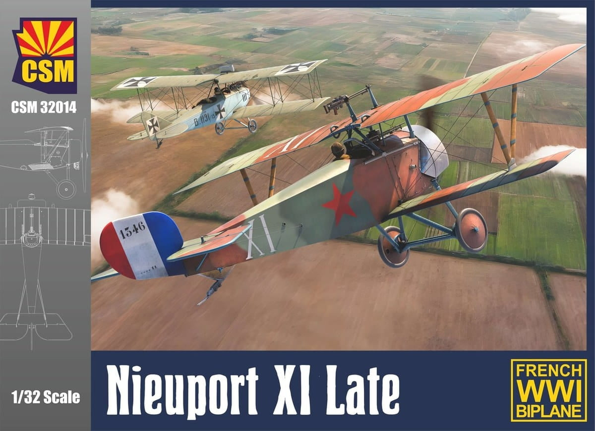 Maquette Cooper State Models 32014 Nieuport XI tardif 1/32