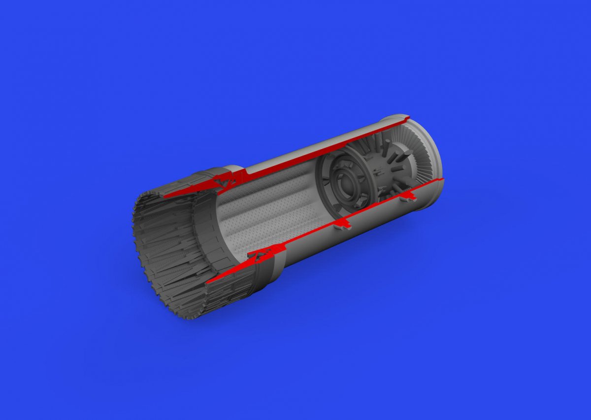 Eduard 648892 F-104A/ C exhaust nozzle PRINT EDUARD, KINETIC MODEL 1/48 – image 3