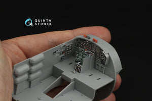 Quinta Studio QD48542 Boeing B-17F 3D-Printed &amp;amp; coloured Interior on decal paper (HK models, Eduard) 1/48 – zdjęcie 14