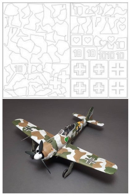 Omask 34012 Fw 190 A-4 Nowotny (for Eduard) 1/48