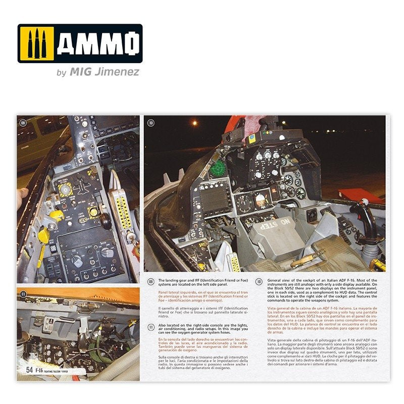 AMMO of Mig Jimenez 6029 F-16 Fighting Falcon / VIPER. Visual Modelers Guide Multilingüal (Eng, Spa, Ita) – immagine 8