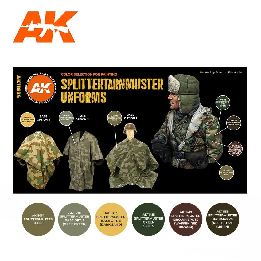 AK Interactive AK11624 SPLITTERTARNMUSTER UNIFORMS – Bild 2