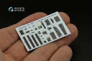 Quinta Studio QD72082 F-4J Early 3D-Printed &amp;amp; coloured Interior on decal paper (Fine Molds) 1/72 – immagine 8