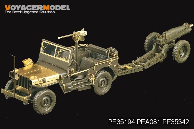 Maquette Voyager PE35194 Jeep Willys MB américaine de la Seconde Guerre mondiale (pour TAMIYA 35219) 1/35