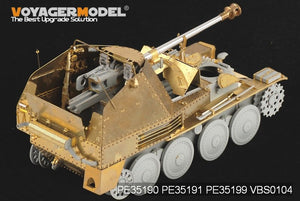 Voyager modèle PE35192 WWII allemand Marder III Ausf.M plancher et rangement de munitions (pour DRAGON) 1/35 – image 3