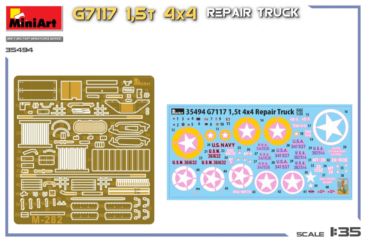 MiniArt 35494 G7117 1,5T 4x4 Repair Truck 1/35 – Bild 5