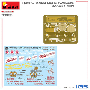 MiniArt 38066 TEMPO A400 LIEFERWAGEN. BAKERY VAN 1/35 – immagine 2