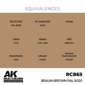 AK Interactive RC865 Braun-Brown RAL 8020 17 ml – zdjęcie 3