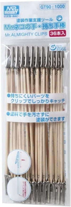 Mr. Hobby GT-90 Mr. Almighty Clip Stick - 36 pièces