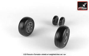Armory Models AW32501a Panavia Tornado wheels, w/ tyres type “a” (DL) 1/32 – immagine 5