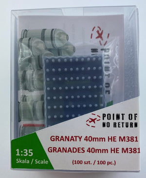 Point de non-retour 3522012 Grenades 40 mm HE M381 1/35 – image 2