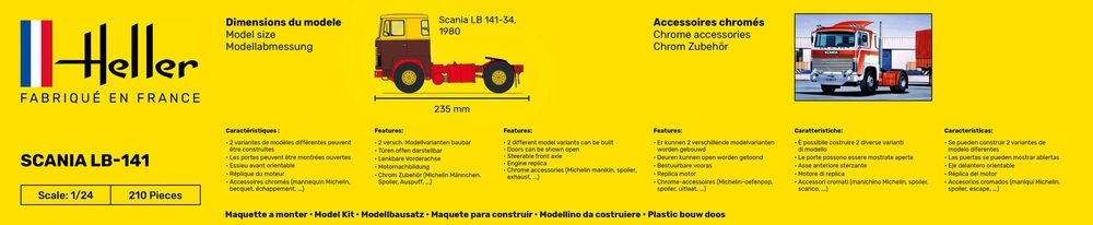 Kit de démarrage Heller 56773 - Camion LB-141 1/24 – image 3