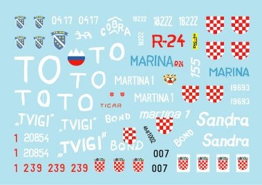 Star Decals 48-B1002 T-55A Tanks # 2. Balkan War. War in the Balkans and Ex-Yugoslavia 1/48 – zdjęcie 3
