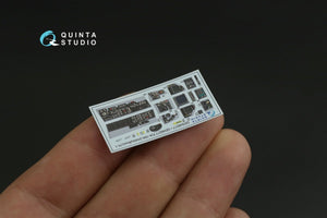 Quinta Studio QDS-48277 F/A-18А 3D-Printed &amp;amp; coloured Interior on decal paper (HobbyBoss)(Small version) 1/48 – immagine 4