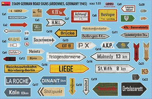 MiniArt 35609 German Road Signs Ardennes, Germany 1945 1/35 – image 2
