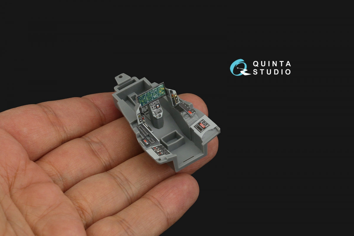 Quinta Studio QD48288 F-35A 3D-Printed &amp;amp; coloured Interior on decal paper (Tamiya) 1/48 – immagine 9