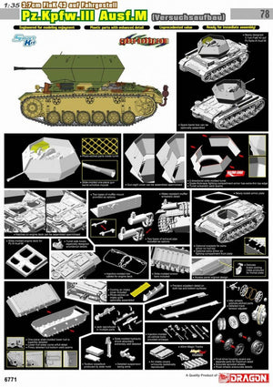 Cyber Hobby 6771 3.7cm FlaK 43 auf Fahrgestell, Pz.Kpfw.III Ausf.M (Versuchsaufbau) 1/35 – image 3