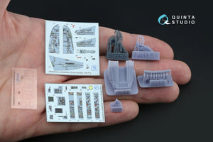 Quinta Studio QD+48438 Su-25SM/SM3 3D-Printed coloured Interior on decal paper (Zvezda/Quinta Models/Arma Models) 1/48 – immagine 2