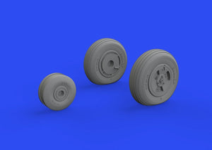 Eduard 648741 Vampire F.3 wheels AIRFIX 1/48 – immagine 2