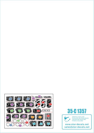 Star Decals 35-C1357 East Front Tigers s.Pz.Abt. 501 1943-44 1/35 – immagine 2